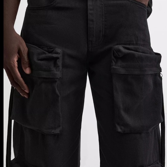 Zara Men’s Black Cargo Pants - Picture 6 of 16